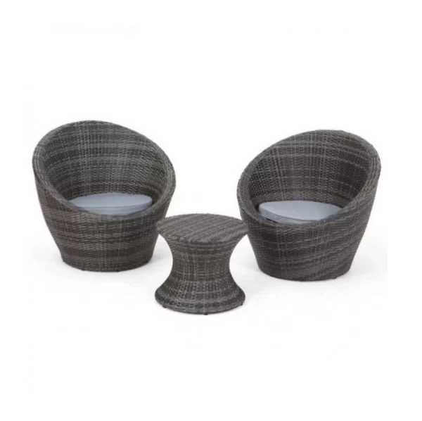 rattan egg bistro set